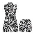 thumbnail image 4 of Yuyamidu Zebra Stripe Golf Dress for Women Anti Wrinkle Golf Outfits for Women Size 2XL Casual Sports Activewear Dress with Built in Shorts and Pockets Workout Dresses, 4 of 7