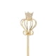 thumbnail image 5 of Varita de princesa de hadas y reina Colco Cetro de imitación brillantes para disfraces Dorado, 5 of 6
