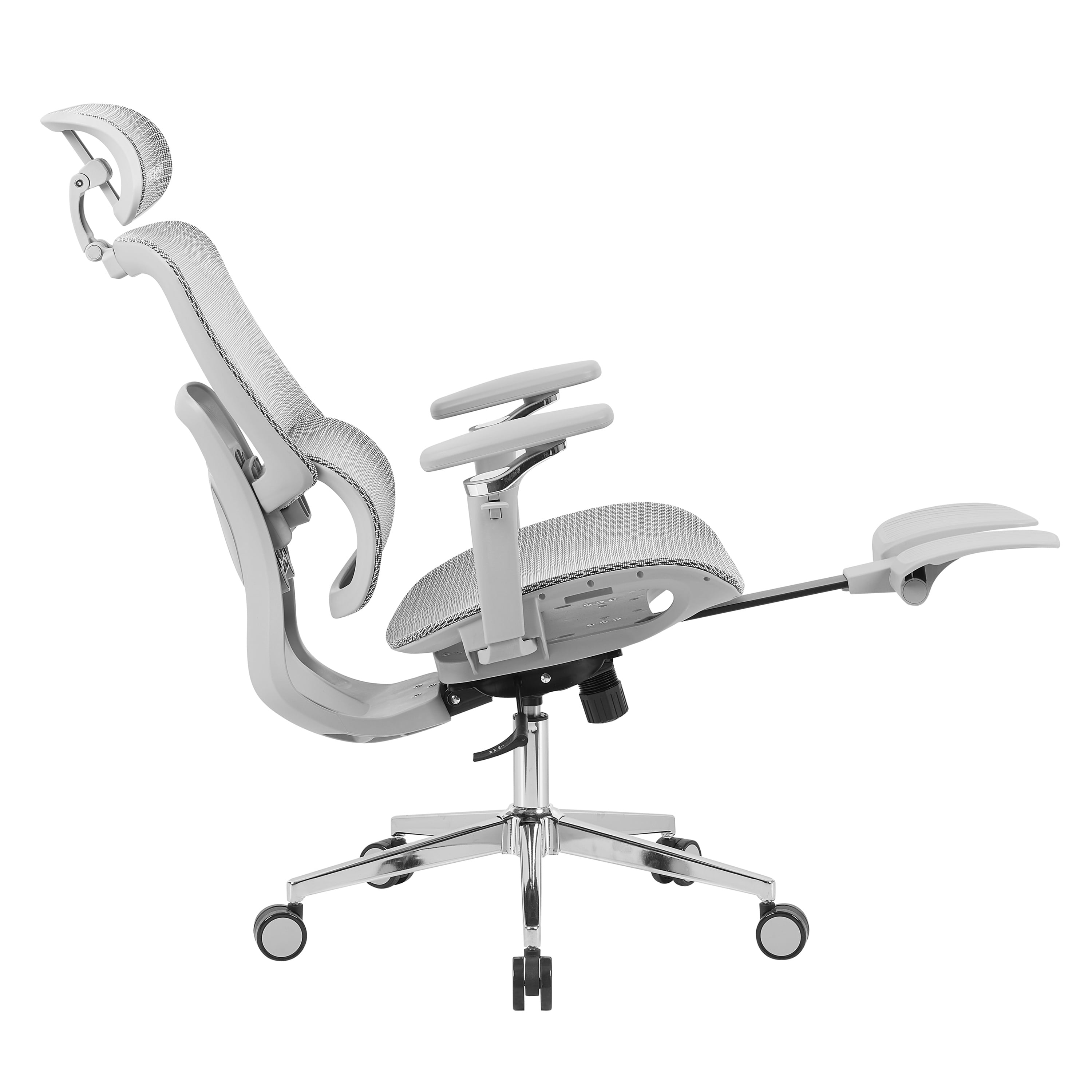 Techni Sport Ergonomic Mesh Office Chair with 5D Armrests & Retractable Footrest