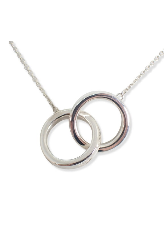 Pre-Owned TIFFANY & Co. 925 1837 Interlocking Circle Necklace