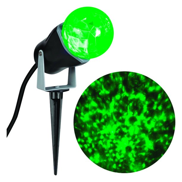 Gemmy LightShow LED Green Christmas Light Projector Case Of 8