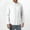 White, variant on Dpytoraw Men's Spring And Autumn Fashion Linen Long Sleeved Stand Up Collar Shirt Breathable Casual New Chinese Pocket Top Men’s Moisture-Wicking Casual Shirts for Summer