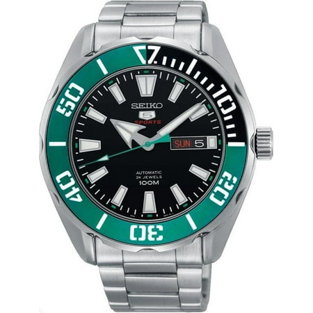 SEIKO SRPC53K1,Men Sport,Automatic,Stainless steel case and bracelet,Rotating Bezel