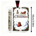 thumbnail image 5 of suore Christmas Cash Gift Ornament, Acrylic Clear Christmas Money Holder for Cash, Funny Holiday Xmas Tree Hanging Ornaments Decor, Unique Money Gift for Christmas Graduation Back to School, 5 of 5