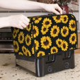 thumbnail image 2 of Funda para tostadora LUVOADALA Sunflower Stylish Black, 2 rebanadas, 2 of 6