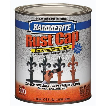 Masterchem 43175 1 Quart Hammered Mid Green Hammerite Rust Cap Enamel ...