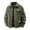 Army Green, variant on Men's Winter Warm Padded And Thickened With Pockets Casual Style Lapel Coat Jacket