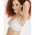 thumbnail image 3 of Hanes Ultimate Ultra Light Comfort Women's Wireless Pullover Bra Buff 2XL, 3 of 4