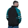 thumbnail image 2 of Men's Starter Black Jacksonville Jaguars Vintage Logo Prospect Half-Zip Pullover, 2 of 3
