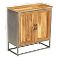 thumbnail image 4 of vidaXL Sideboard Recycled Teak and Steel 65x30x70 cm, 4 of 5