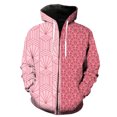 thumbnail image 1 of Sudadera con capucha y cremallera con estampado abstracto para hombre, estilo hip hop, informal, de moda, con estampado 3D, manga larga, unisex, primavera, 2024, 1 of 6