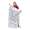 thumbnail image 2 of Fun Express Mother’s Day Note Fleece Throw, 2 of 2