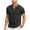 Black, variant on ZVNAΖH Men's 3 Button Short Sleeve Collar Shirts Casual Solid Basic Henley Shirts Summer Lightweight T-Shirts