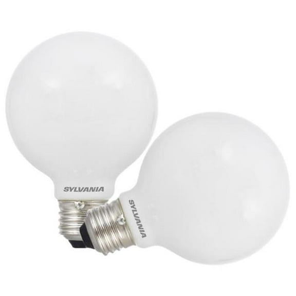 60W G25 E26 Dimmable LED Bulb - Pack of 2