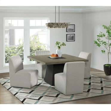 Picket House Furnishings Rizzo 5PC Standard Height Dining Set in Grey