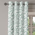 thumbnail image 2 of Ambesonne Garden Grommet Curtain, Olive Branches, 50" x 108", Almond Green Green, 2 of 6