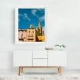 thumbnail image 2 of Menton France - Menton Provence-Alpes-Côte d'Azur France Photography Architecture Mediterranean Travel Poster Italian Cityscape Summer Cathedral White Framed Wall Art Print 24 x 36 inches, 2 of 3