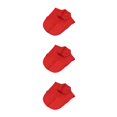 thumbnail image 3 of QualitChoice Simple Design Solid Color False Collar Formal Fashion Chiffon Fake Half Shirt Decorative Detachable Lapel Clothing Decor Red Round 3PCS, 3 of 6