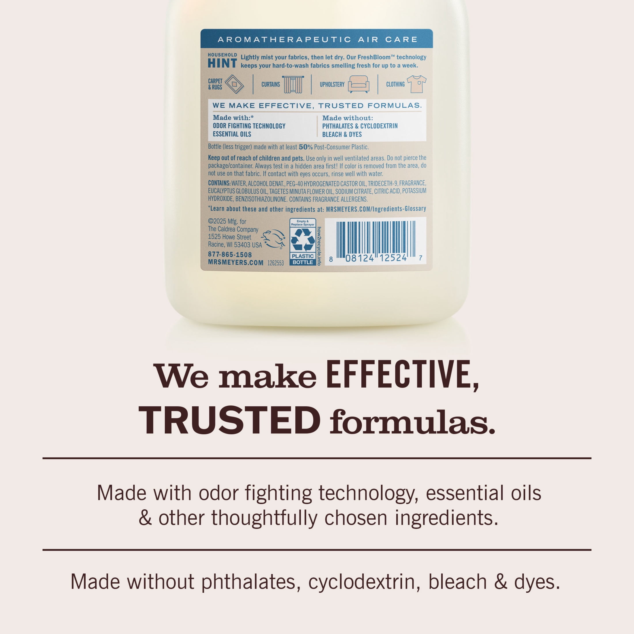 Mrs. Meyer’s Clean Day Fabric Freshener, Linen Scent, 20  fl oz
