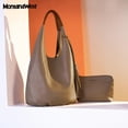 thumbnail image 2 of Set de bandolera Montana West Slouchy Hobo Bag para mujer, 2 of 6