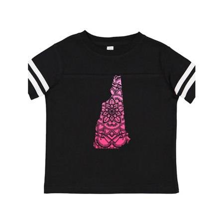 

Inktastic New Hampshire Silhouette Mandala Gift Toddler Boy or Toddler Girl T-Shirt