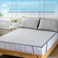 thumbnail image 5 of Cooling Mattress Pad for Hot Sleeper, Ultra Cold Tech Fiber Mattress Cover King Size, Breathable Noiseless Cooling Mattress Protector, 16'' Deep Pocket (Gray) - Ideal for Summer Refreshing Sleep, 5 of 9