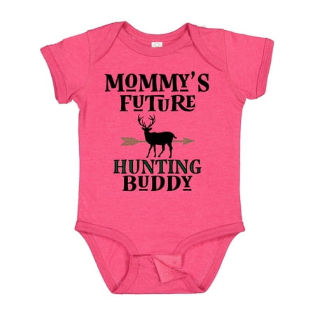 

Inktastic Mommy Hunting Buddy Archery Gift Baby Boy or Baby Girl Bodysuit