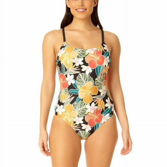 Hurley Women's One Piece Swim Suit (Caribbean Dream, Small )