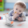 thumbnail image 4 of Mini Shopping Cart 1PC,Toy Shopping CartStainless Steel Utility Cart with -Degree Wheels for Creative Play & Organization, 4 of 8
