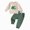 H165-Beige, variant on TOWED22 Toddler Baby Boy Fall Clothes Long Sleeve Print Sweatshirt Pants Set Cute Infant Winter Outfits