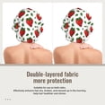 thumbnail image 2 of Kdxio Strawberry Pattern Satin Bonnet Silk Bonnet Hair Bonnet for Sleeping Hair Bonnets for Women Curly Natural Hair, 2 of 6