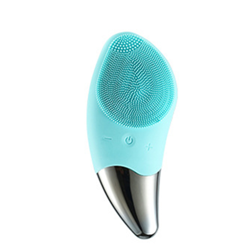 Facial Cleansing Brush Adjustable Vibration Ultrasonic Silicone Face