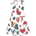 thumbnail image 1 of Niñas vestidos de Navidad para niñas princesa fiesta disfraces Cosplay Navidad Santa Claus conjunto de accesorios 3D Halloween niñas ropa 4T Gao Jinjia LED, 1 of 2