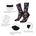 thumbnail image 4 of Balery Mushroom Doodle Calcetas Largas con Estampado para Hombre y Mujer – Suaves y Transpirables, Talla Única (US 5-11), 4 of 6