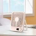 thumbnail image 6 of SPOORYYO USB Desk Fan, USB Fan, USB Home Outdoor High-speed Mini Digital Display Folding Small Fan, Mini Fan Table Fan for Better Cooling, 6 of 8