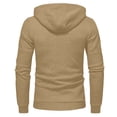 thumbnail image 5 of Gubotare Teen Boys Zip up Hoodies Plain Thick Cargo Hoodie Sweatshirts Youth Kids Fleece Warm Jacket Outwear with Pockets (Khaki, 4-5 Years), 5 of 5