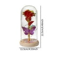 thumbnail image 2 of Regalos de San Valentín para ella Flor preservada Flor romántica de aniversario para rojo, 2 of 9