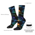 thumbnail image 4 of Pofeuu Retro Truck Print Crew Socks, Adult Running Hiking Socks for Youth and Adult, 4 of 6