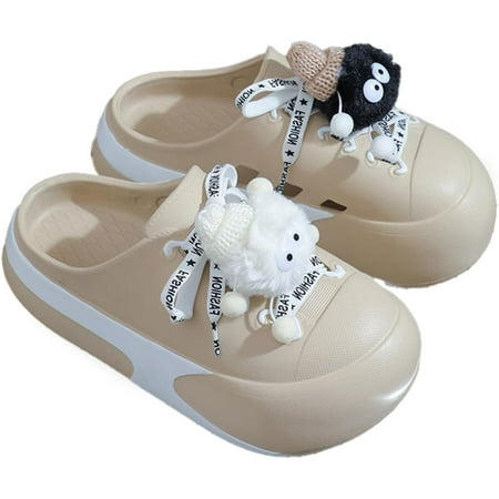 Cute Shoes Kawaii Slippers for Women Girl Anime Cartoon Slides Non-Slip Cloud Slides Indoor Outdoor Garden Shoes Sandals