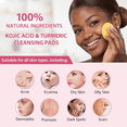 thumbnail image 6 of THRIVE STUDIO Kojic Acid & Turmeric Cleansing Pads for Face and Body, Deep Pore Cleanser, Gentle Exfoliating Makeup Remover, Oil Control & Brightening Care for All Skin Types - 2pk, 6 of 11
