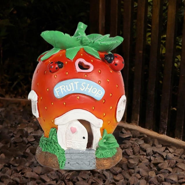 Luz Solar de frutas BLESIY Forma de fresa