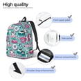 thumbnail image 3 of Easygdp Dogs With Swimming Mochila de Lona Resistente para Laptop, Compatible con Laptops de 15 a 17 pulgadas, Ideal para Escuela, Trabajo y Viajes-Small, 3 of 5