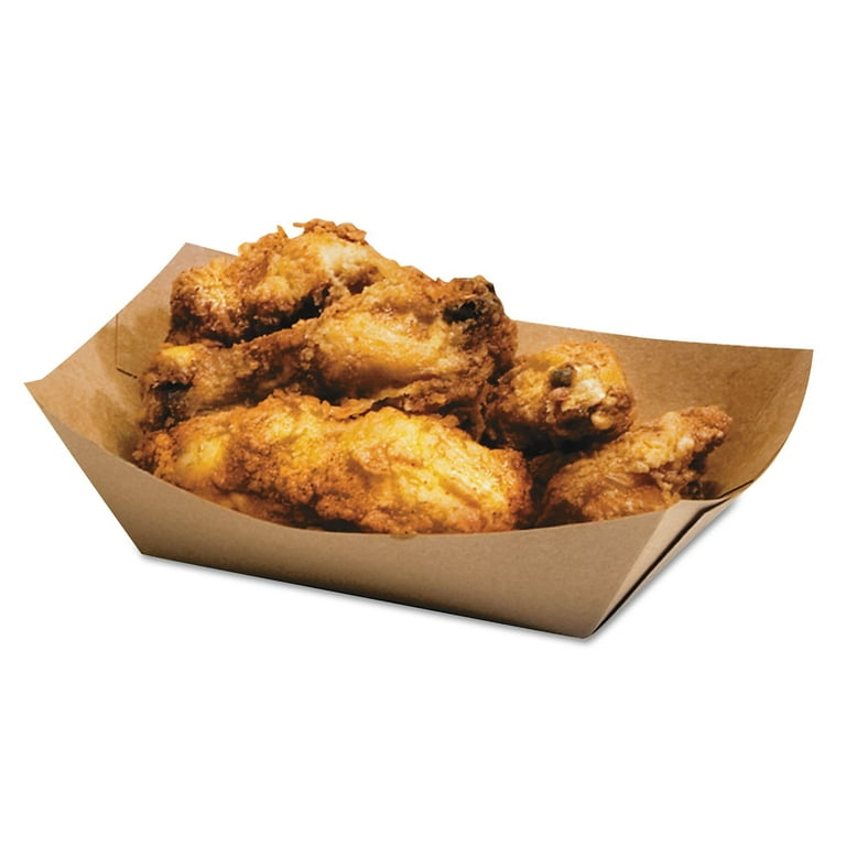 EcoCraft Food Trays, 3 lb Capacity, Natural, Paper, 500/Carton EcoCraft Food Trays, 3 lb Capacity, Natural, Paper, 500/Carton