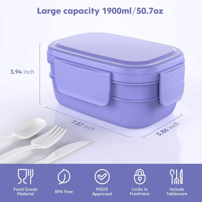 Japanese Box Lunch Leak Proof Lunch Box for Kids Accessories with Utensils  Lunchbox School Picnic Portable
