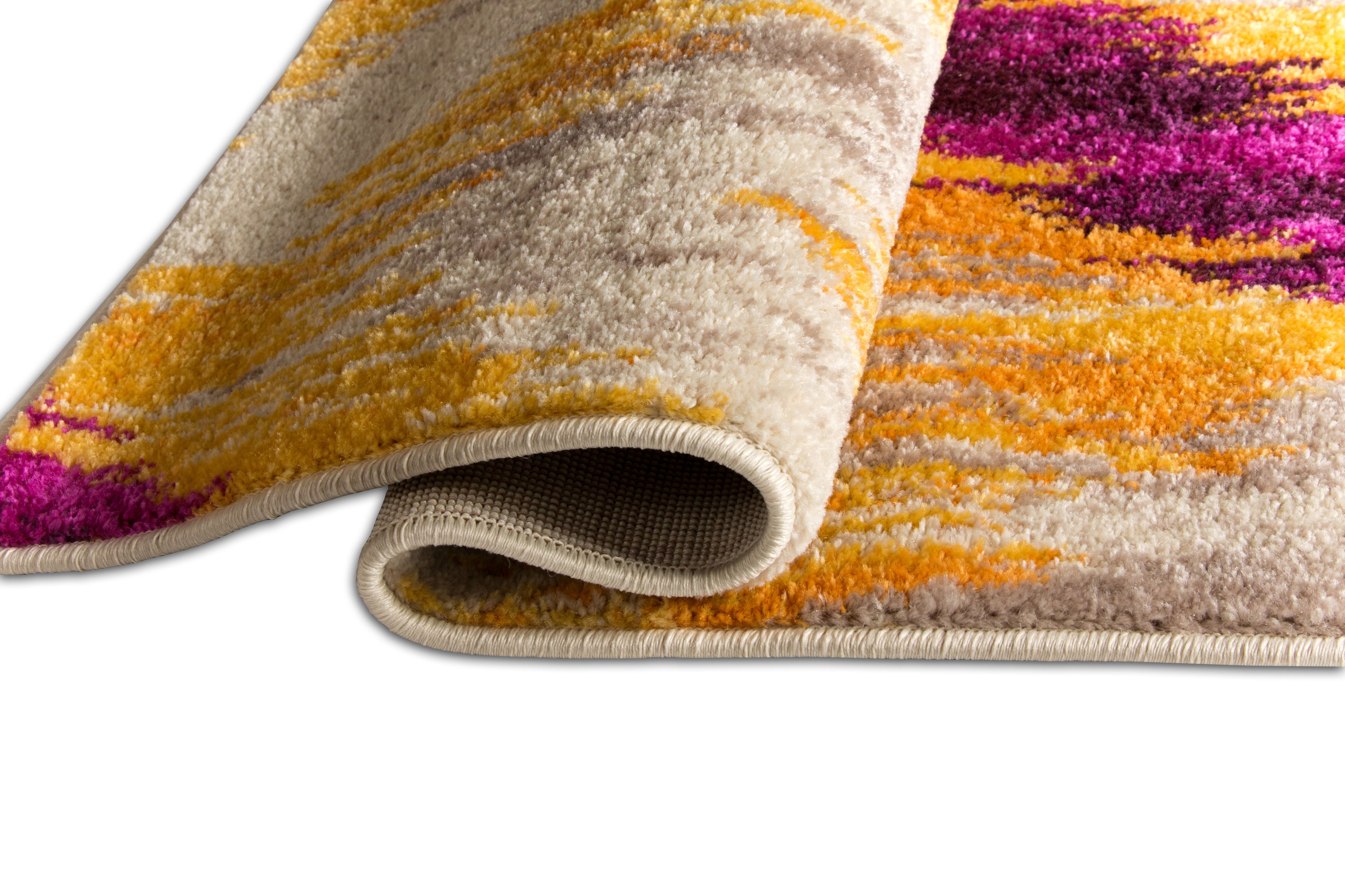 Well Woven Vettore Rocambolesco Lavender Modern Ikat Area Rug