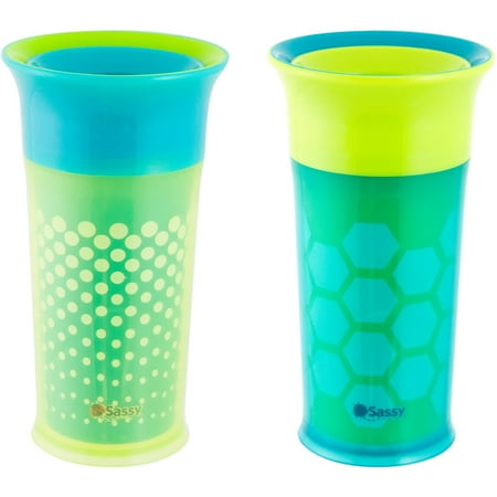 UPC 037977302837 product image for Sassy Insulated Spoutless Sippy Cup - 2 pack | upcitemdb.com