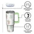 thumbnail image 3 of Xmas Gifts 30oz Stainless Steel Coffee Tumbler with Handle and Straw, Winter Holiday Mug Cup, Leak Proof Insulated Travel Cup for Adults, 3 of 5
