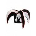 thumbnail image 2 of Black & White Court Jester Plush Hat, 2 of 2