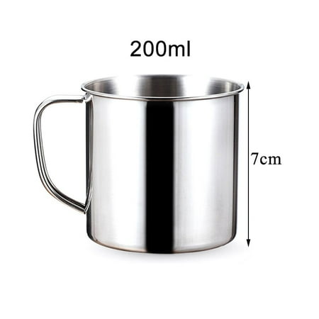

Stainless Steel Water Milk Coffee Tea Cup Camping Mug Home Travel Tumbler