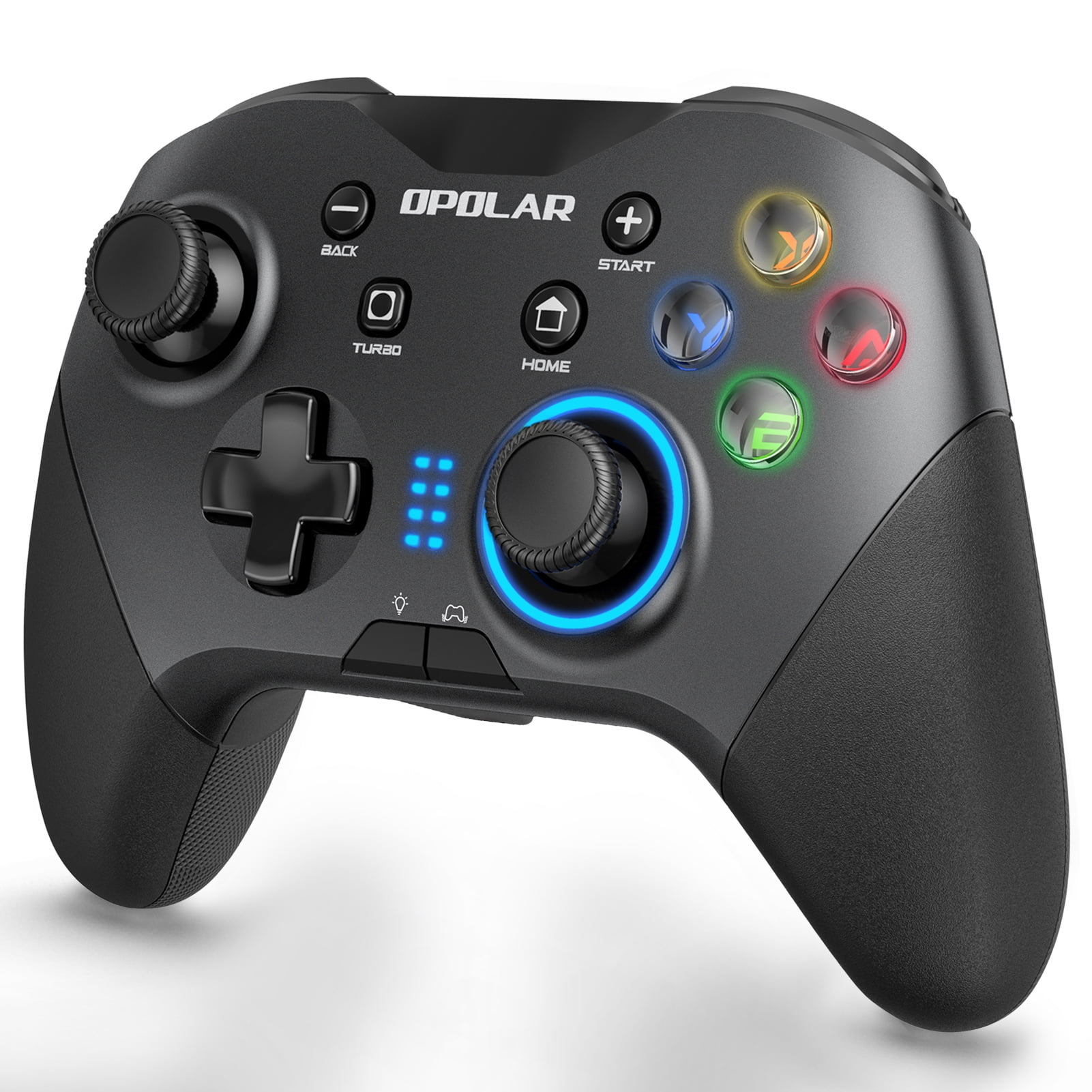 Makkelijk in de omgang typist zo Wireless Bluetooth Gaming Controller Gamepad for PC Windows 7 8 10/Nintendo  Switch/Android 4.0 UP/iOS, Motion Control, Dual Vibration, M Buttons, TURBO  Function XH - Walmart.com
